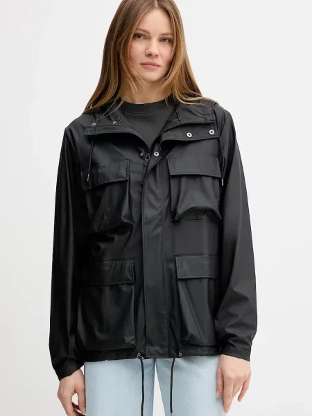 Αδιάβροχο μπουφάν Rains Pocket Jacket W3 μαύρο