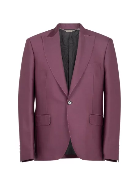 Sacou John Richmond cu rever violet