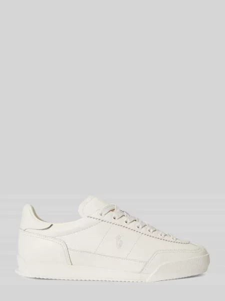 Sneakersy niskie ze skóry naturalnej model ‘HESTER’ Polo Ralph Lauren białe