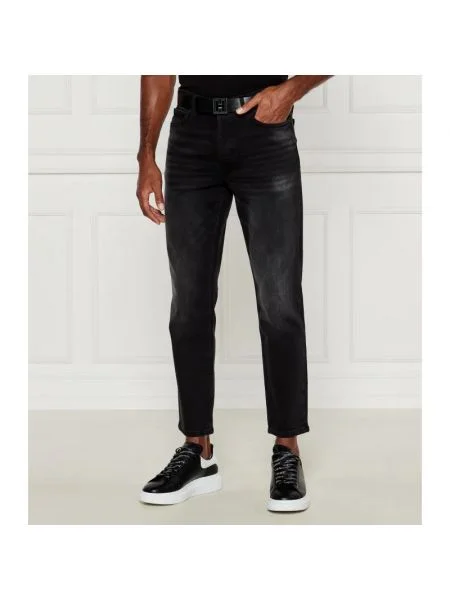 HUGO Blugi | Tapered fit gri