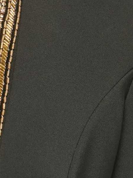 Περικομμένο μπλέιζερ Elisabetta Franchi μαύρο