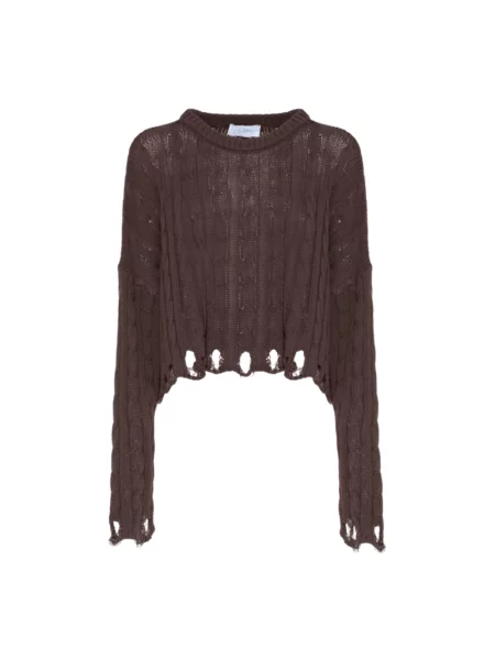 Sweter Soallure brązowy