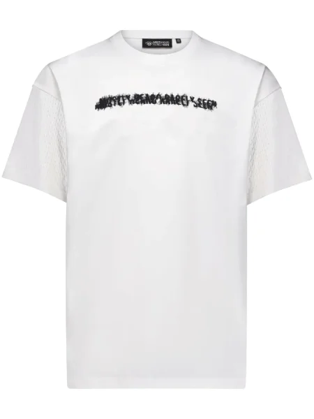 Tricou Mostly Heard Rarely Seen cu broderie alb