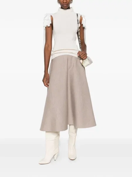 Top Alberta Ferretti cu volane
