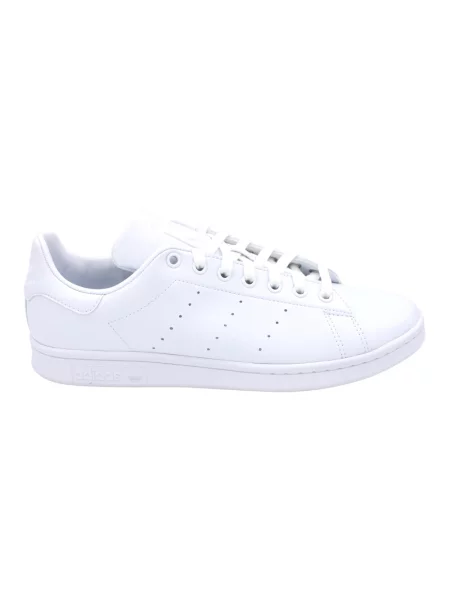 Sneakersy Adidas skórzane wiązane białe