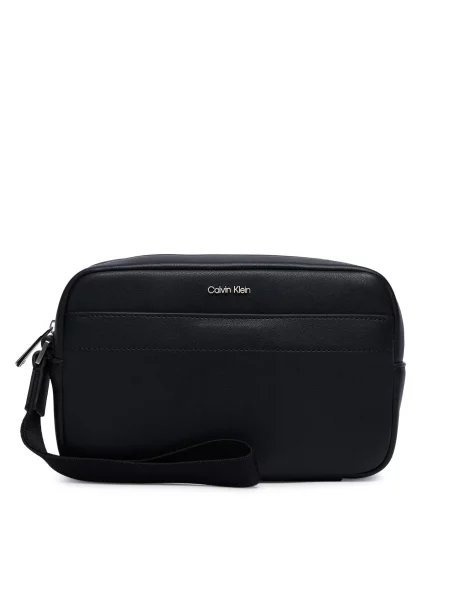 Crossover torbica Calvin Klein Raised Pouch W/ Handle crna