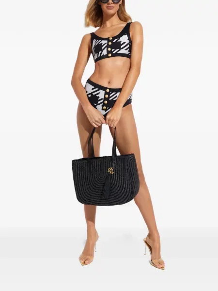 Bikini Beach Riot cu model pepito negru