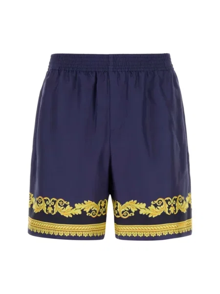 Szorty Versace casual niebieskie
