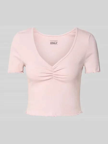Krótki top Only różowy