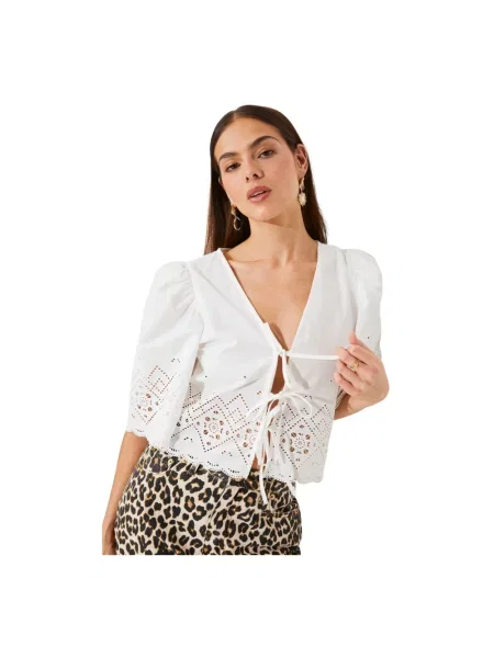 Haftowana bluzka Suncoo biała