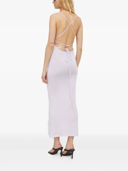 Rochie midi Alohas până la genunchi de costum violet