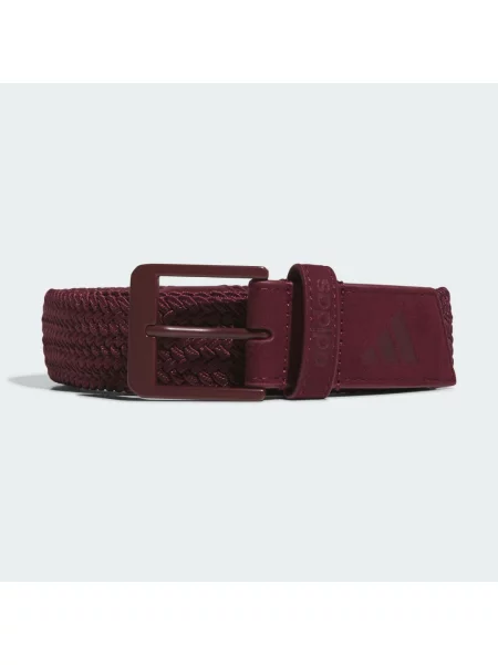 Pletený strečový pásek Adidas červený