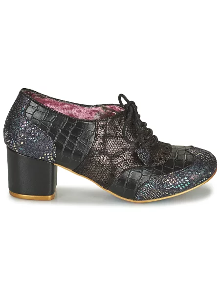 Pantofi Irregular Choice cu funde negru