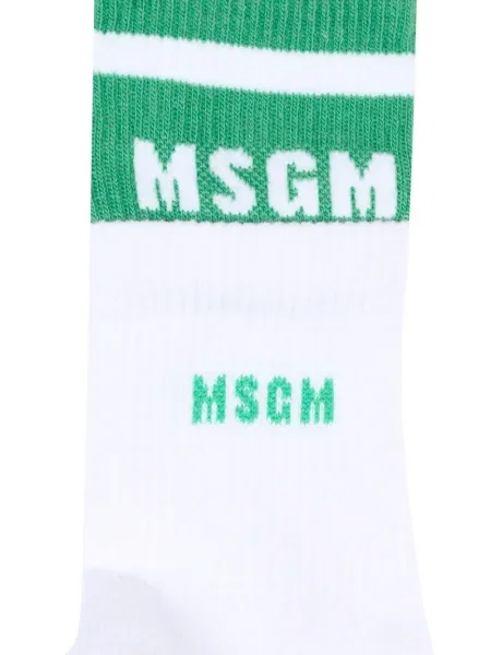 Skarpety dziecięce Msgm białe