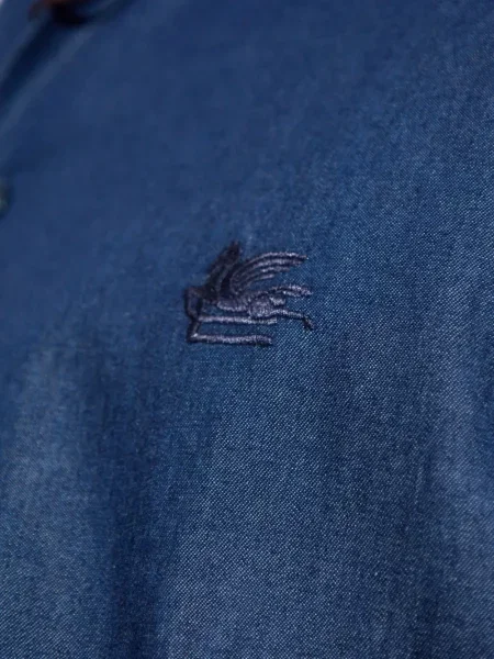Hímzett ing Etro kék