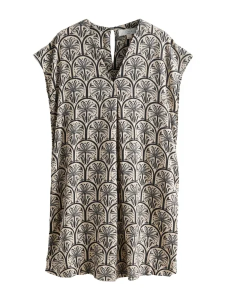 Next Rochie negru / murdar alb