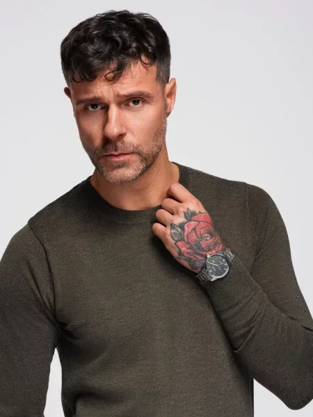 Klasičen pulover Ombre črna