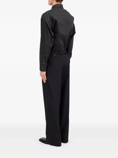 Pantaloni Mm6 Maison Margiela negru