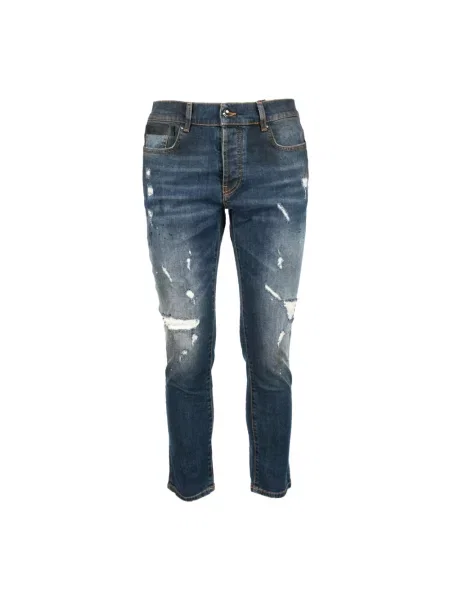 Jeansy Costume National niebieskie