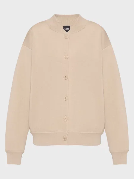 Вовняний бомбер Boss бежевий