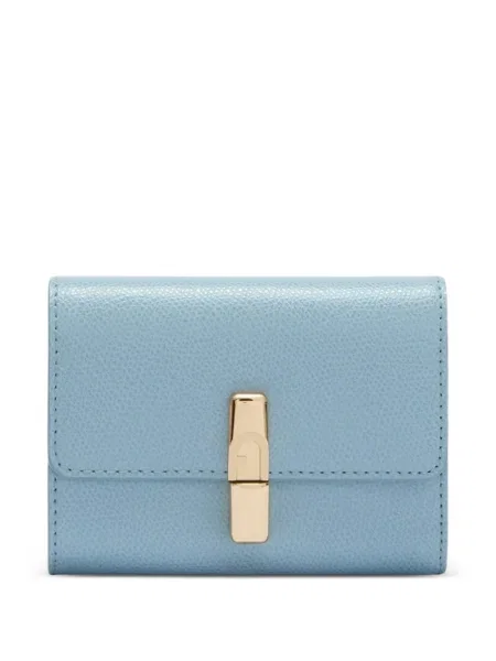 Portofel Furla din piele mini albastru
