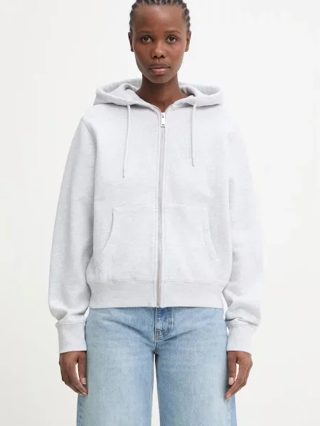 Anine Bing CASPER ZIP UP BING bluza rozpinana z kapturem