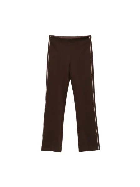 Spodnie Max Mara brązowe