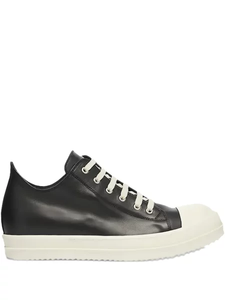 Šněrovací krajkové tenisky Rick Owens černé