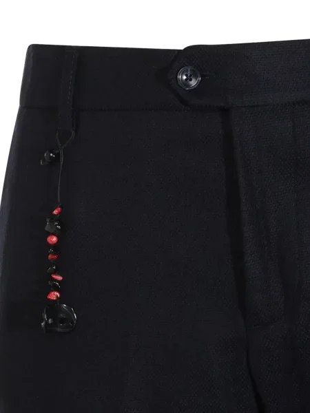 Pantaloni Marco Pescarolo cu mărgele negru