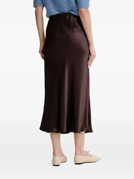 Fustă Day Birger Et Mikkelsen din satin maro