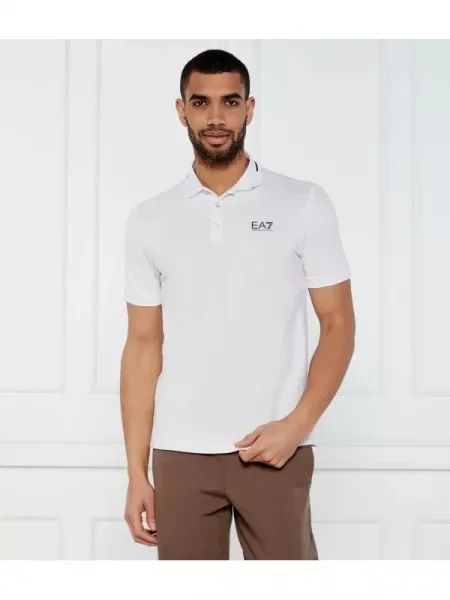 Polo alb