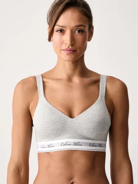 Calvin Klein Underwear trojuholníková podprsenka sivá