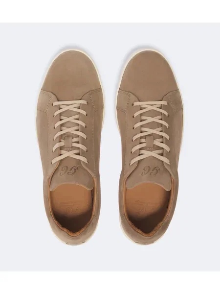 Sneakerși George Cleverley din piele bej