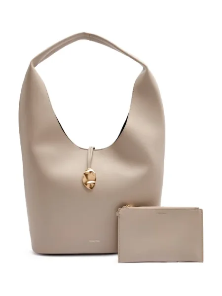 Geantă Calvin Klein bej