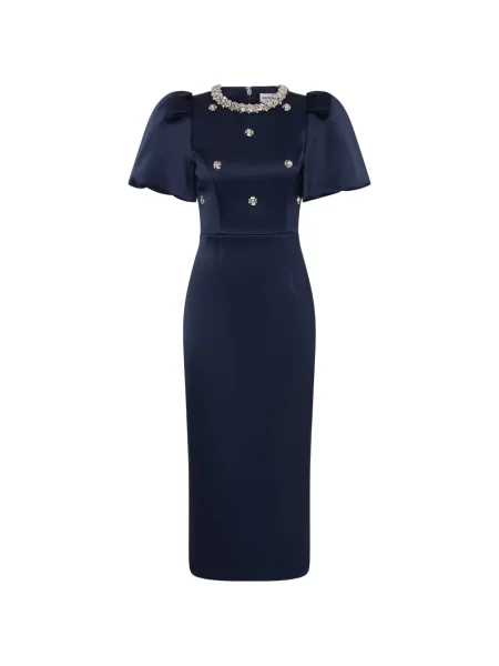 Rochie midi Rebecca Vallance albastru