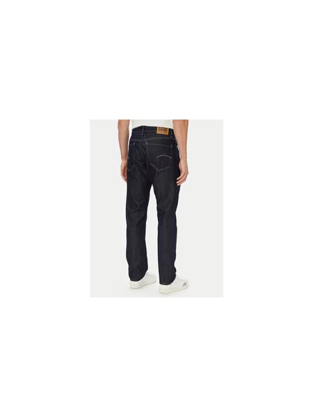 G-Star Raw Jeans hlače Mosa Mornarsko Straight Fit modra