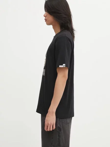 AAPE tricou din Basic cu imprimeu negru