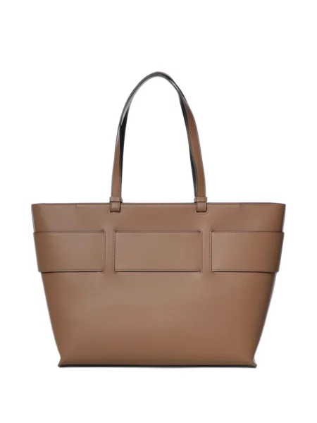 Geantă Armani Exchange cu autograf maro