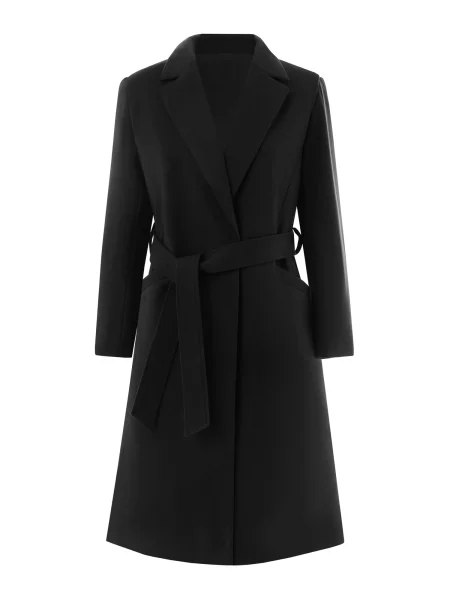 Imily Prehoden plašč črna bela