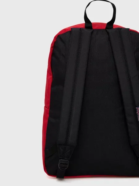 Рюкзак Jansport большой однотонный красный