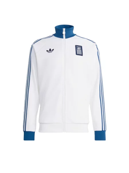 ADIDAS PERFORMANCE Λειτουργικό μπουφάν Greece Track σκούρο μπλε λευκό