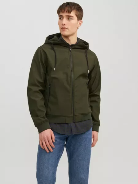 Μπουφάν Jack & Jones πράσινο
