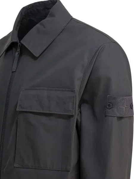 Geacă Stone Island cu strasuri gri