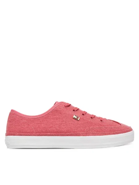 Superge Tommy Hilfiger Washed Canvas Vulc Sneaker roza