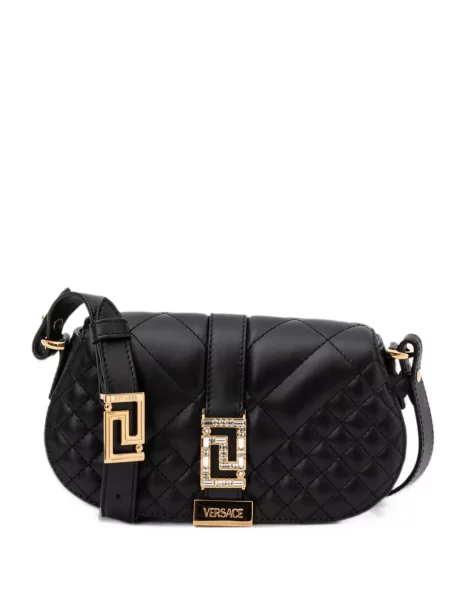 Torebka Versace pikowana czarna