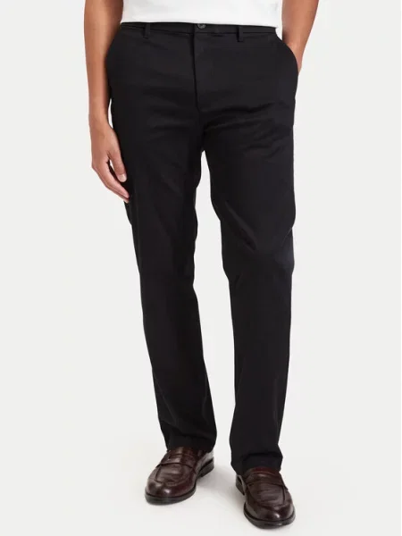 Calvin Klein Chinosy Straight Fit czarny