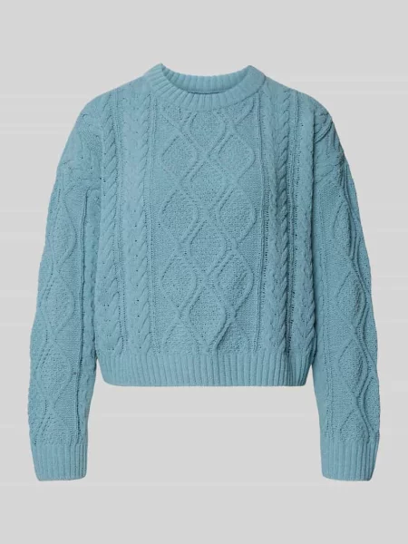 Sweter z dzianiny o kroju regular fit z fakturowanym wzorem model ‘ELLY’ Only