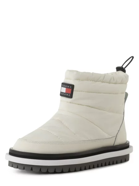 Tommy Jeans śniegowce TJW PADDED FLAT BOOT beżowy