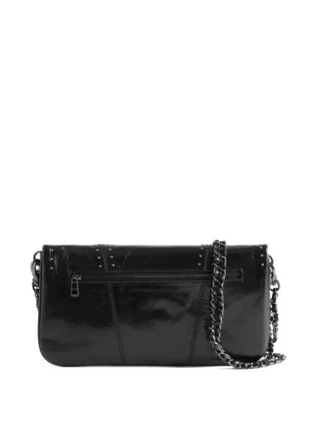Retro clutch torbica Zadig&voltaire sa šiljcima crna