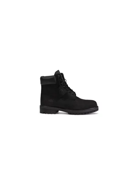 Botki Timberland sznurowane koronkowe wodoszczelne czarne